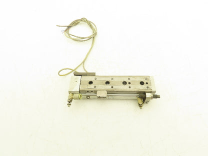 SMC MXQ12-75BSR Pneumatic Air Slide Table Cylinder End Lock 12mm x 75mm Stroke