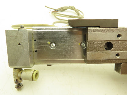 SMC MXQ12-75BSR Pneumatic Air Slide Table Cylinder End Lock 12mm x 75mm Stroke