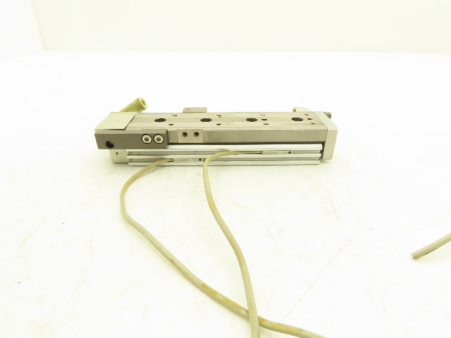 SMC MXQ12L-75BSR Pneumatic Air Slide Table Cylinder End Lock 12mm x 75mm Stroke