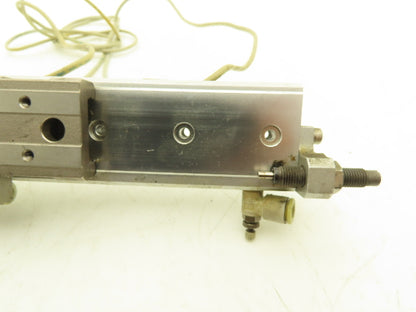 SMC MXQ12L-100B Pneumatic Air Slide Table Cylinder w/Shocks 12mm x 100mm Stroke