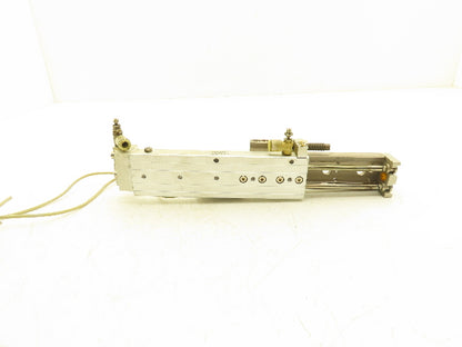 SMC MXQ12-100BSR Pneumatic Air Slide Table Cylinder End Lock 12mm x 100mm Stroke