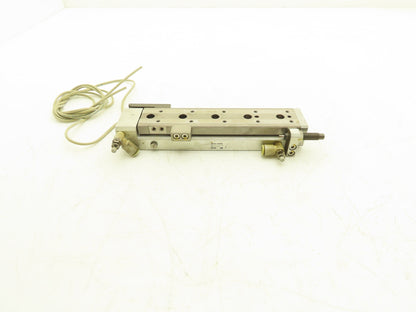 SMC MXQ12-100BSR Pneumatic Air Slide Table Cylinder End Lock 12mm x 100mm Stroke