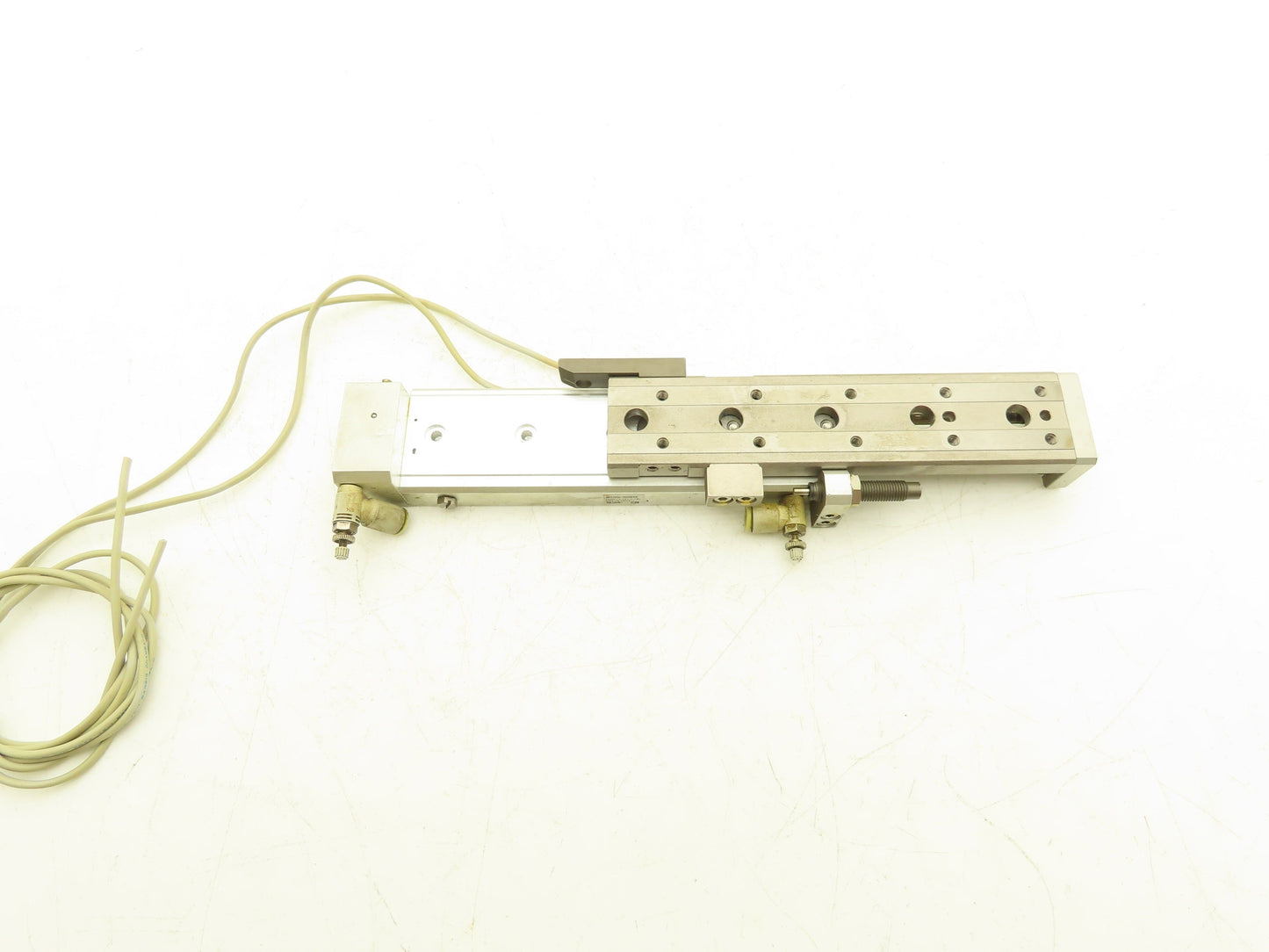 SMC MXQ12-100BSR Pneumatic Air Slide Table Cylinder End Lock 12mm x 100mm Stroke