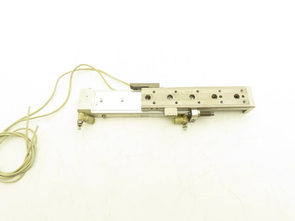SMC MXQ12-100BSR Pneumatic Air Slide Table Cylinder End Lock 12mm x 100mm Stroke