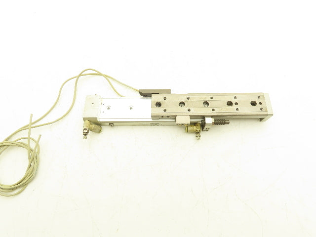 SMC MXQ12-100BSR Pneumatic Air Slide Table Cylinder End Lock 12mm x 100mm Stroke