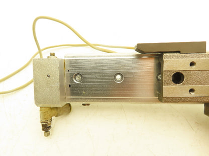 SMC MXQ12-100BSR Pneumatic Air Slide Table Cylinder End Lock 12mm x 100mm Stroke