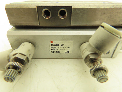 SMC MXQ16-20 Pneumatic Air Slide Table Guide Cylinder 16mm Bore 20mm Stroke