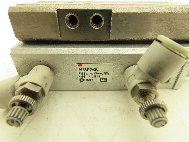 SMC MXQ16-20 Pneumatic Air Slide Table Guide Cylinder 16mm Bore 20mm Stroke