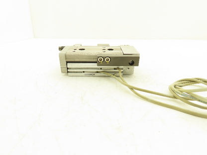 SMC MXQ16-30BSR Pneumatic Air Slide Table Cylinder End Lock 16mm x 30mm Stroke