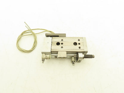 SMC MXQ16-30BSR Pneumatic Air Slide Table Cylinder End Lock 16mm x 30mm Stroke