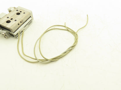 SMC MXQ16L-20A Pneumatic Air Slide Table Cylinder w/Stops 16mm Bore 20mm Stroke