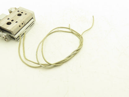 SMC MXQ16L-20A Pneumatic Air Slide Table Cylinder w/Stops 16mm Bore 20mm Stroke