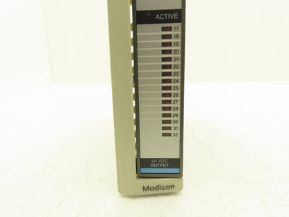 AEG Modicon AS-B838-032 I/O Module 24VDC TRU HI OUT PV:00 RL:75