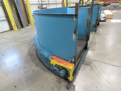 Portec Flomaster 30"W x 180° Curve Belt Conveyor 1Hp 230/460V 3PH 80 FPM