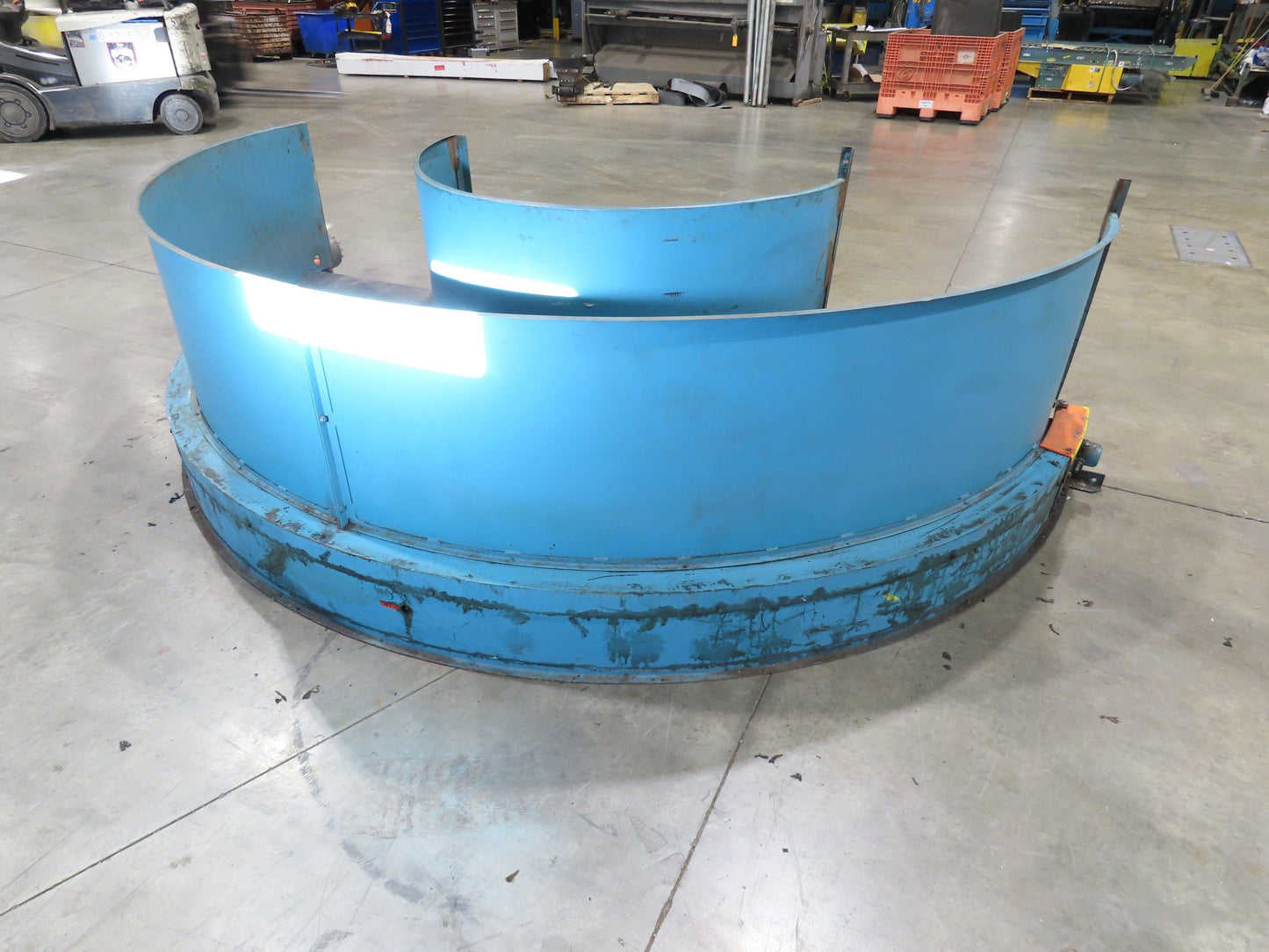 Portec Flomaster 30"W x 180° Curve Belt Conveyor 1Hp 230/460V 3PH 80 FPM
