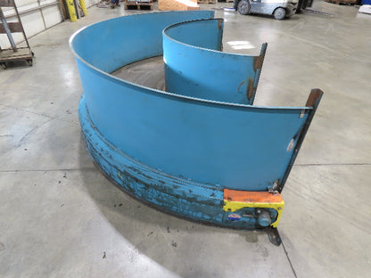 Portec Flomaster 30"W x 180° Curve Belt Conveyor 1Hp 230/460V 3PH 80 FPM