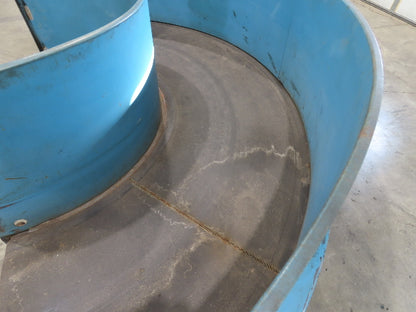 Portec Flomaster 30"W x 180° Curve Belt Conveyor 1Hp 230/460V 3PH 80 FPM