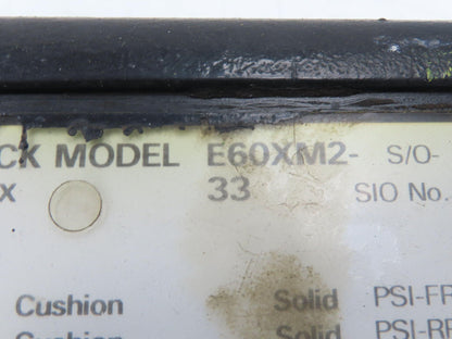 Hyster E60XM2-33 Forklift Sideshift 3 Lever Controls And Model Label