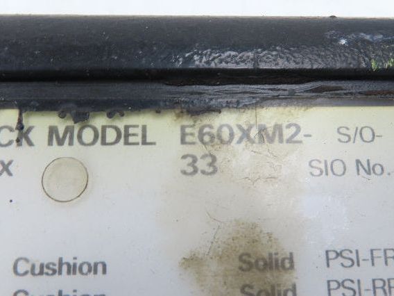 Hyster E60XM2-33 Forklift Sideshift 3 Lever Controls And Model Label