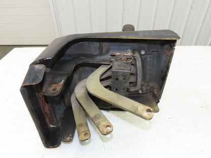 Hyster E60XM2-33 Forklift Sideshift 3 Lever Controls And Model Label