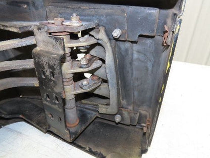 Hyster E60XM2-33 Forklift Sideshift 3 Lever Controls And Model Label