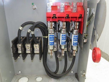 Eaton Cutler Hammer DH323FGKJSEL Fusible Disconnect Safety Switch 100A 240V 3Ph