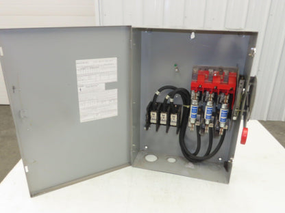 Eaton Cutler Hammer DH323FGKJSEL Fusible Disconnect Safety Switch 100A 240V 3Ph