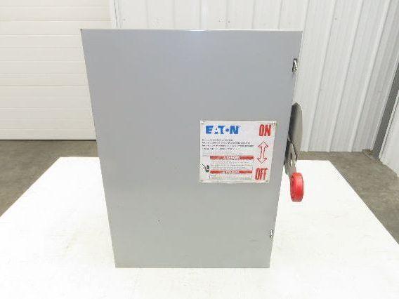 Eaton Cutler Hammer DH323FGKJSEL Fusible Disconnect Safety Switch 100A 240V 3Ph