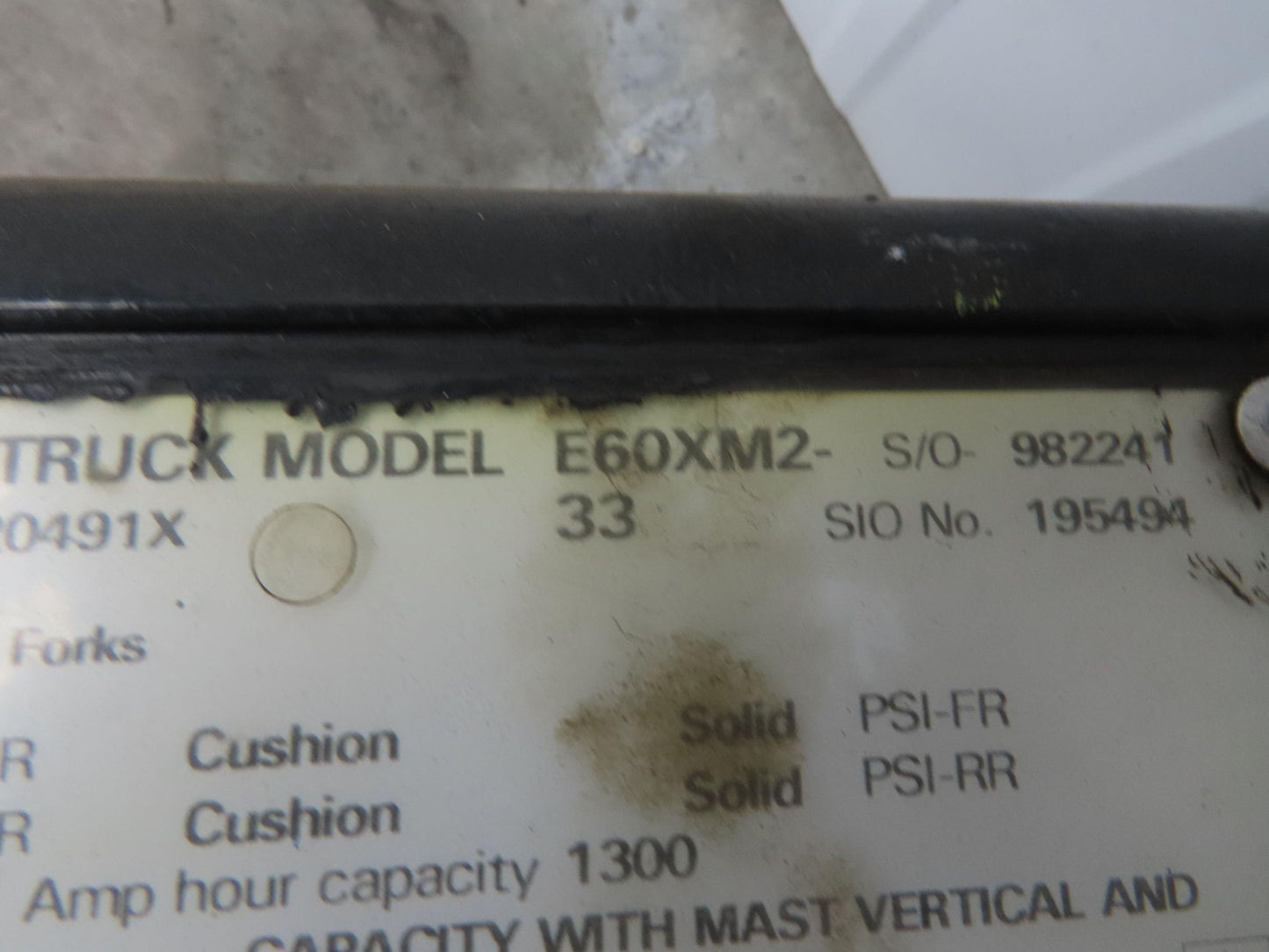 General Electric Hyster E60XM-33 Electric Forklift Hydraulic Pump Motor