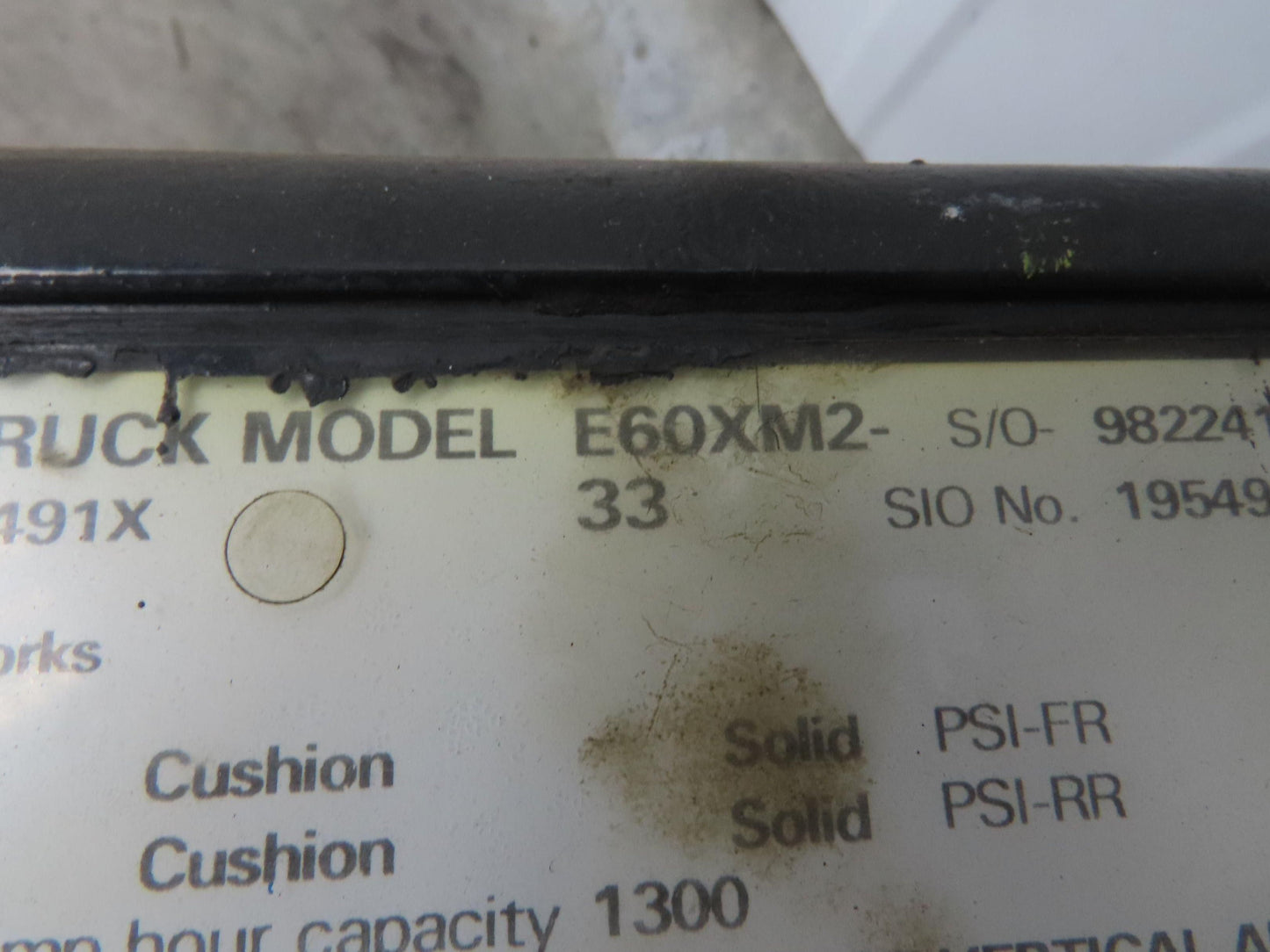 General Electric 5BT1366B164A Traction Motor 48/36VDC Hyster E60XM2-33 Forklift