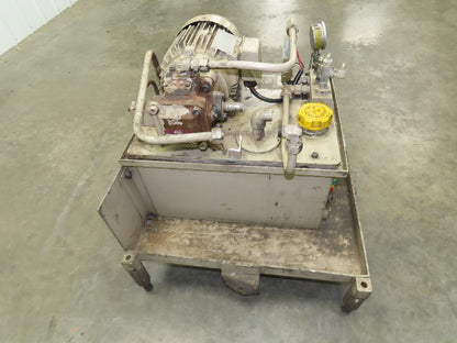 Toyo-Oki HVP-VC1-F26A3-B Hydraulic Power Unit 8 Gal 6 GPM 1000 PSI 1Hp 220V 3PH