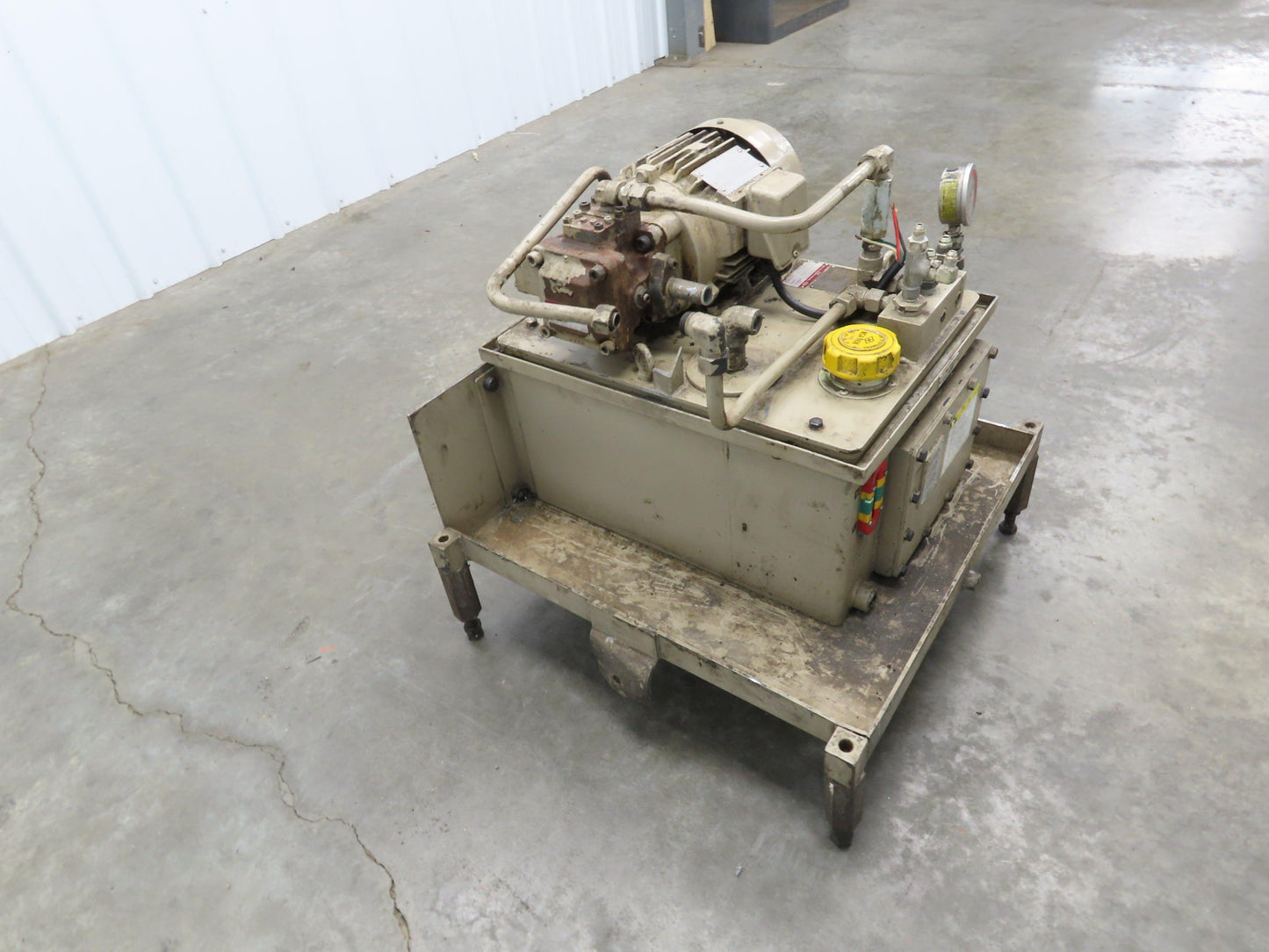Toyo-Oki HVP-VC1-F26A3-B Hydraulic Power Unit 8 Gal 6 GPM 1000 PSI 1Hp 220V 3PH