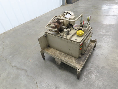 Toyo-Oki HVP-VC1-F26A3-B Hydraulic Power Unit 8 Gal 6 GPM 1000 PSI 1Hp 220V 3PH