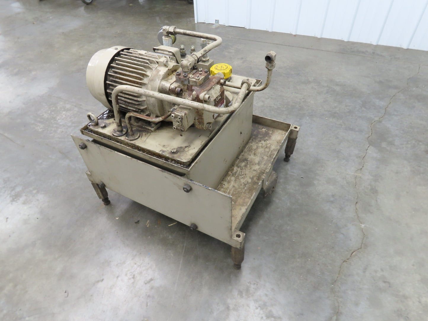 Toyo-Oki HVP-VC1-F26A3-B Hydraulic Power Unit 8 Gal 6 GPM 1000 PSI 1Hp 220V 3PH
