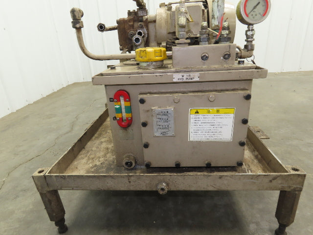 Toyo-Oki HVP-VC1-F26A3-B Hydraulic Power Unit 8 Gal 6 GPM 1000 PSI 1Hp 220V 3PH