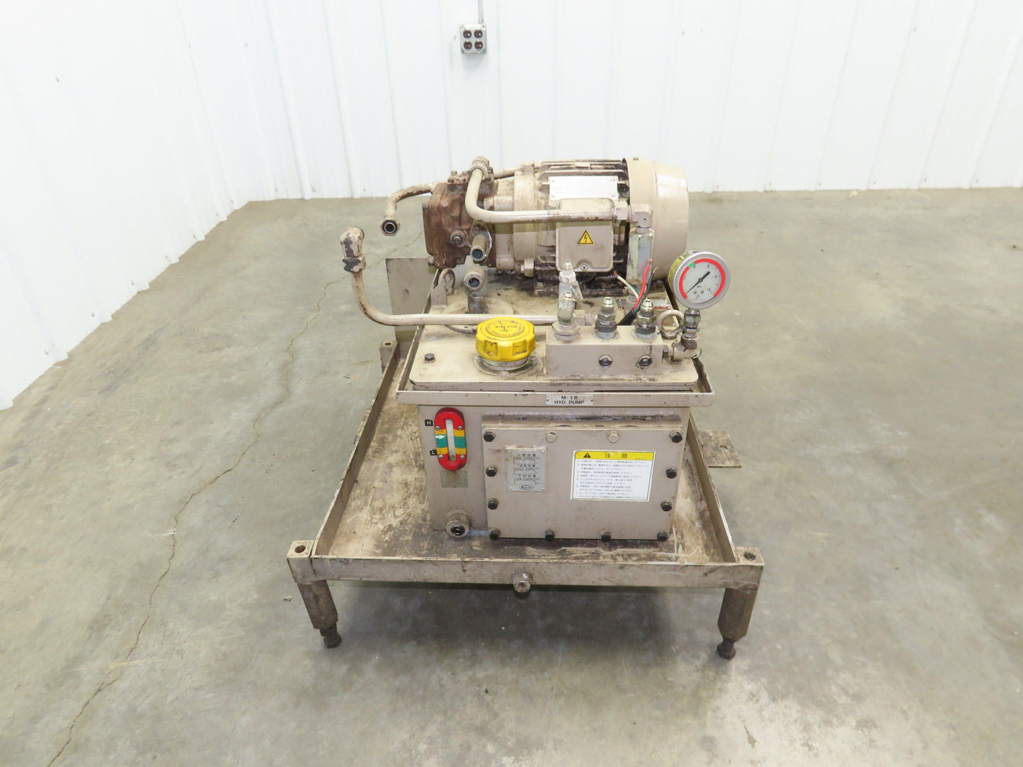 Toyo-Oki HVP-VC1-F26A3-B Hydraulic Power Unit 8 Gal 6 GPM 1000 PSI 1Hp 220V 3PH