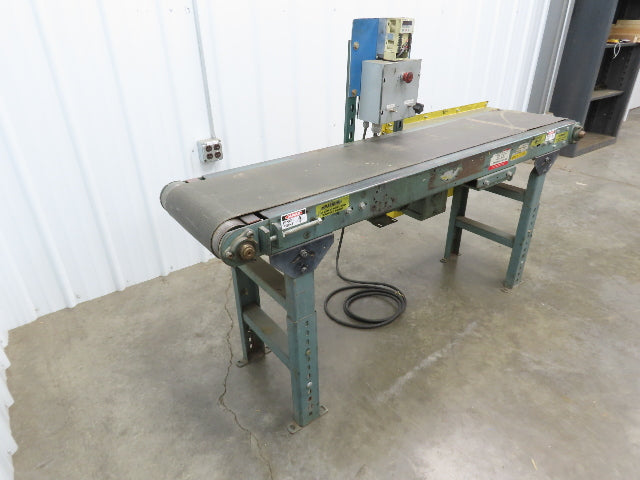 Hytrol 16"x 5' 10" Slider Bed Conveyor 12" Belt 230V 3PH Variable Speed Drive