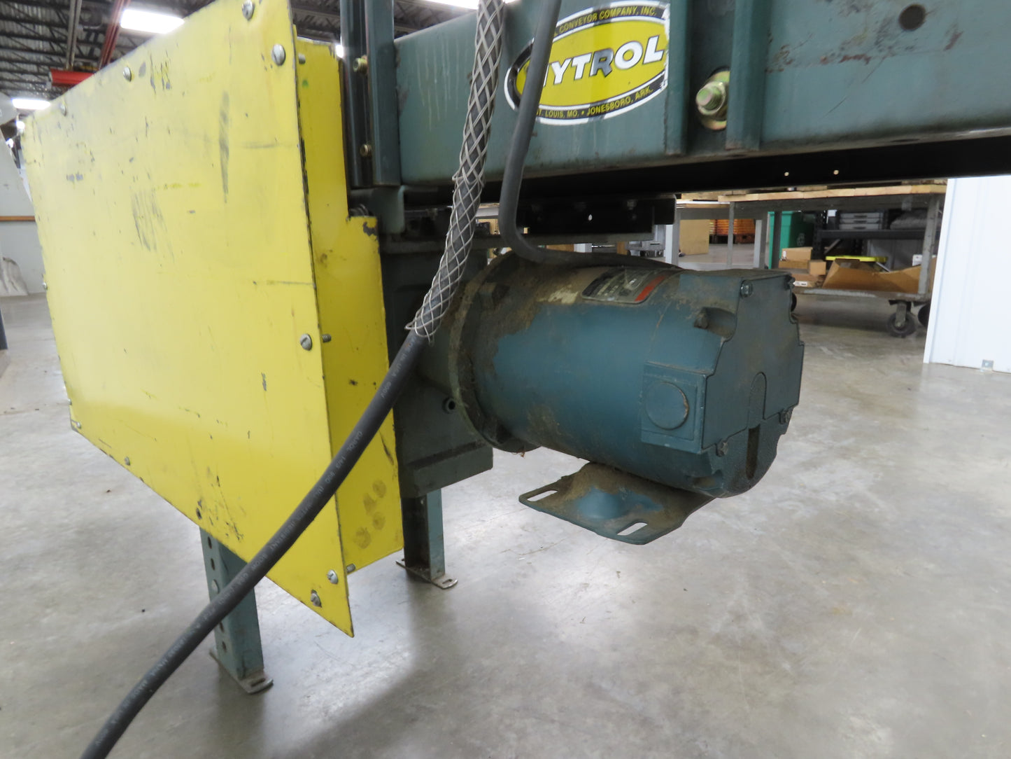 Hytrol 16"x 5' 10" Slider Bed Conveyor 12" Belt 230V 3PH Variable Speed Drive