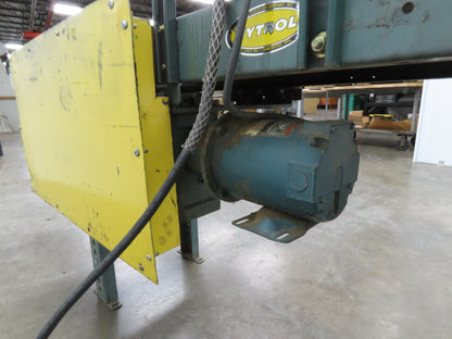 Hytrol 16"x 5' 10" Slider Bed Conveyor 12" Belt 230V 3PH Variable Speed Drive