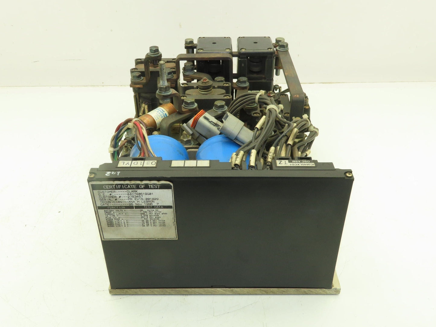 Clark 2783457 Electronics Fuse Contactor Capacitor NPR20 Reach Truck Forklift