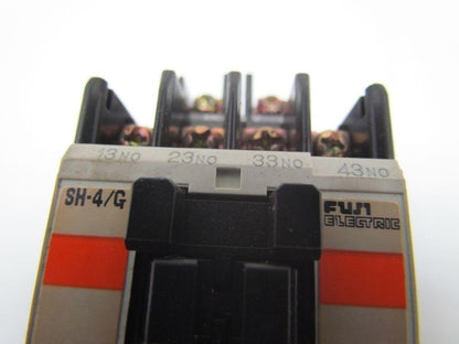 Fuji Electric SH-4/G 4GH440 4Pole 4-N.O. Contactor 24VDC Coil 6A@120V