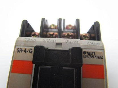 Fuji Electric SH-4/G 4GH440 4Pole 4-N.O. Contactor 24VDC Coil 6A@120V