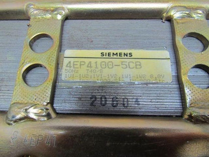 Siemens 4EP4100-5CB Transformer Line Reactor