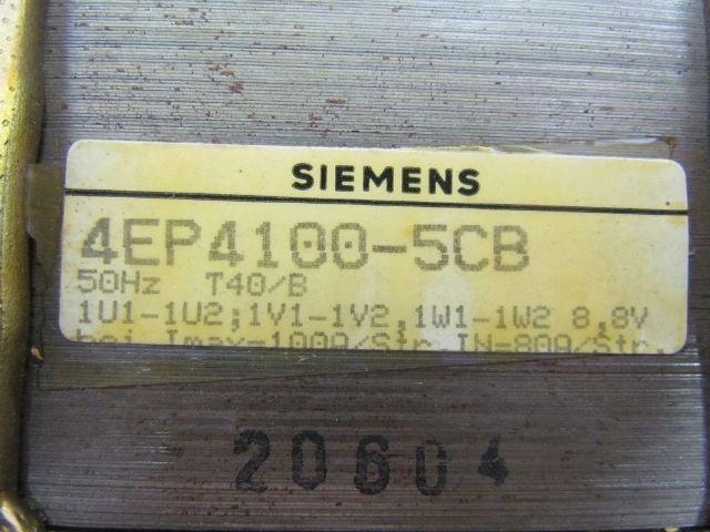 Siemens 4EP4100-5CB Transformer Line Reactor