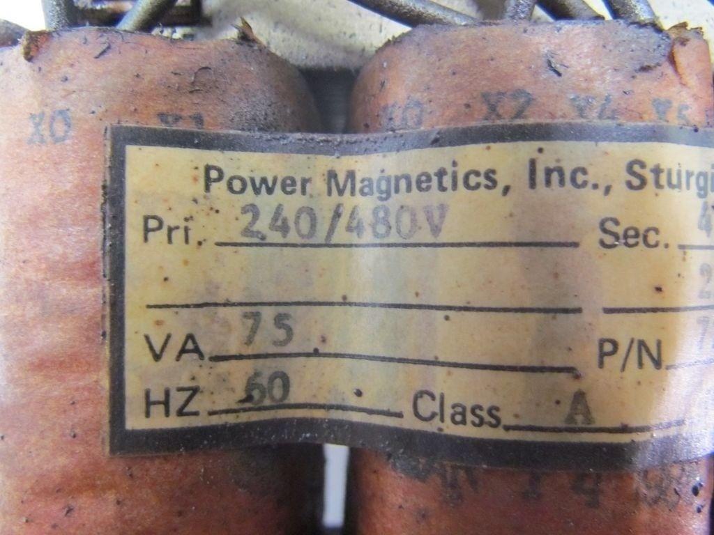 Power Magnetics 72230 3ph Transformer Pri 240/480V Sec 40V @ 1A