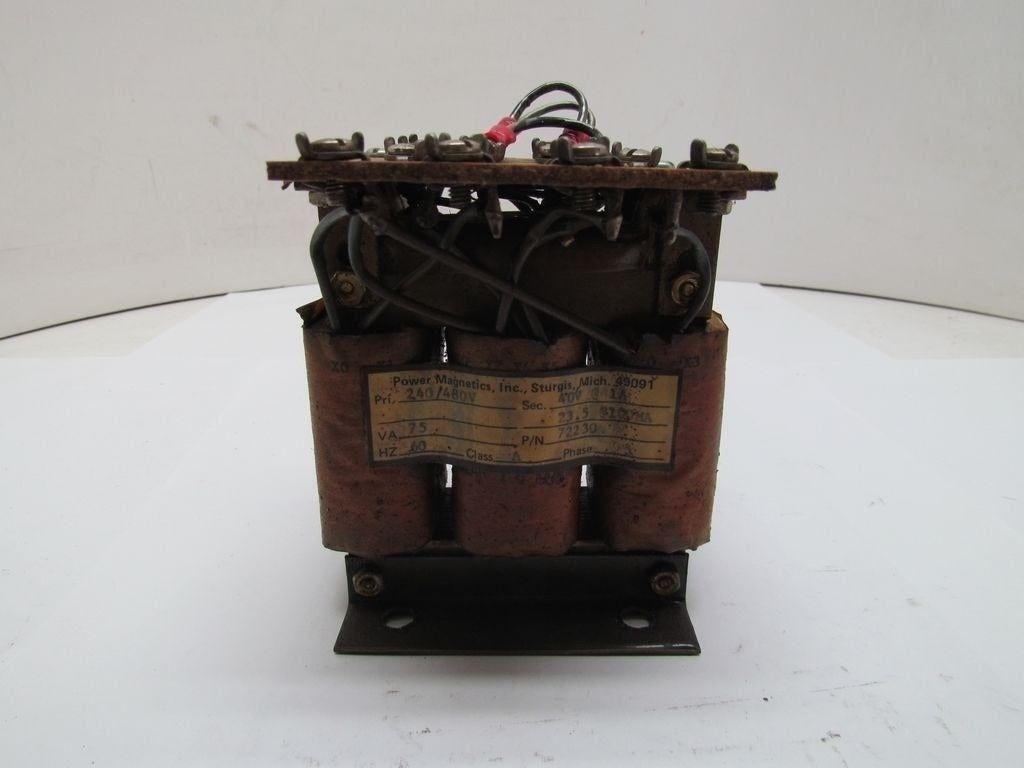 Power Magnetics 72230 3ph Transformer Pri 240/480V Sec 40V @ 1A