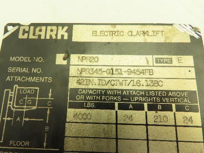 Hydraforce 6359724 | 7024460 | 2789211 Hydraulic Valve 30VDC Coil NPR20 Forklift