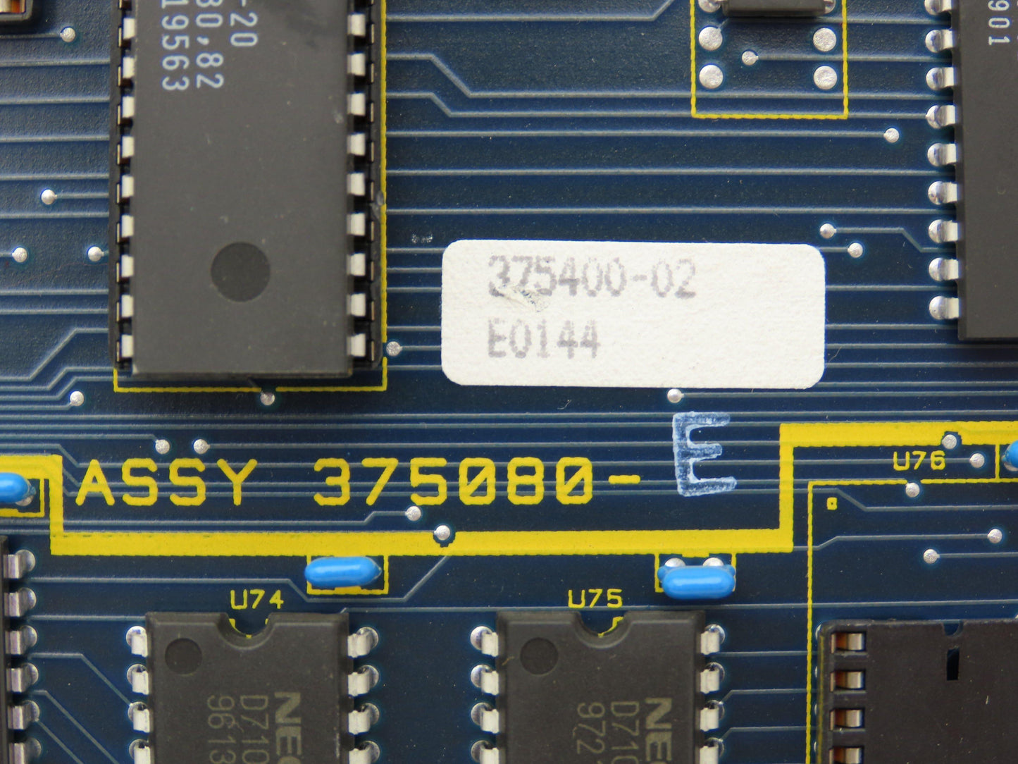 VideoJet 375400-02 | 375080-E 375081-B Motherboard Mainboard PCB *No 9V Battery*