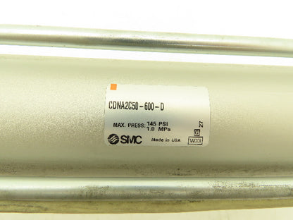 SMC CDNA2C50-600-D Power Lock Air Cylinder 50mm Bore 600mm Stroke