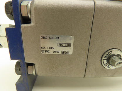 SMC CDNA2C50-600-D Power Lock Air Cylinder 50mm Bore 600mm Stroke